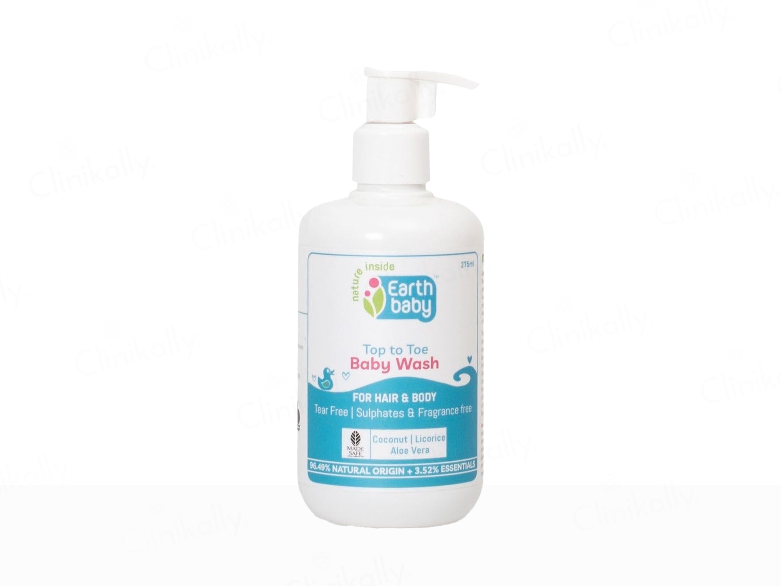 Earth Baby Top To Toe Baby Wash For Hair & Body