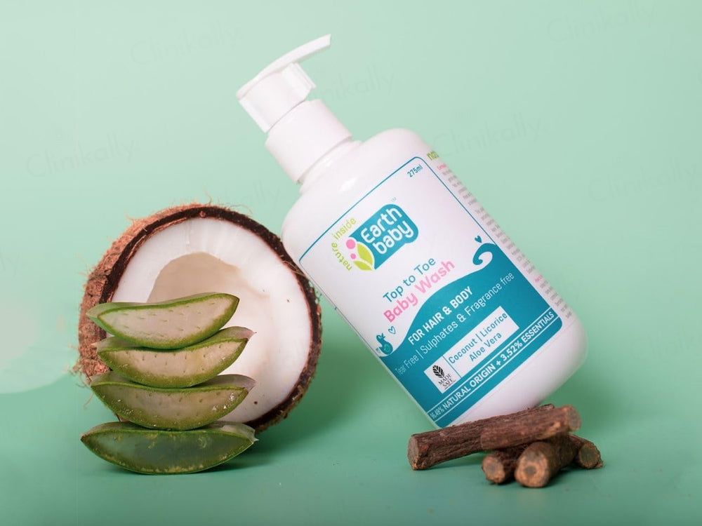 Earth Baby Top To Toe Baby Wash For Hair & Body
