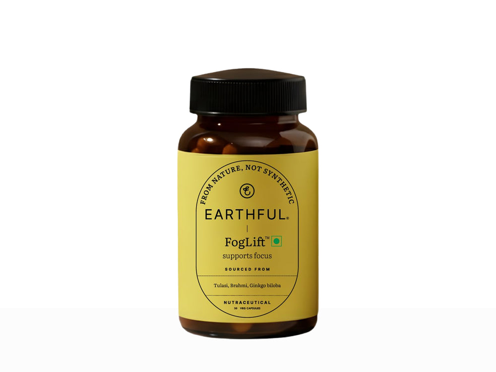 Earthful Foglift Support Focus Nutraceutical Veg Capsule