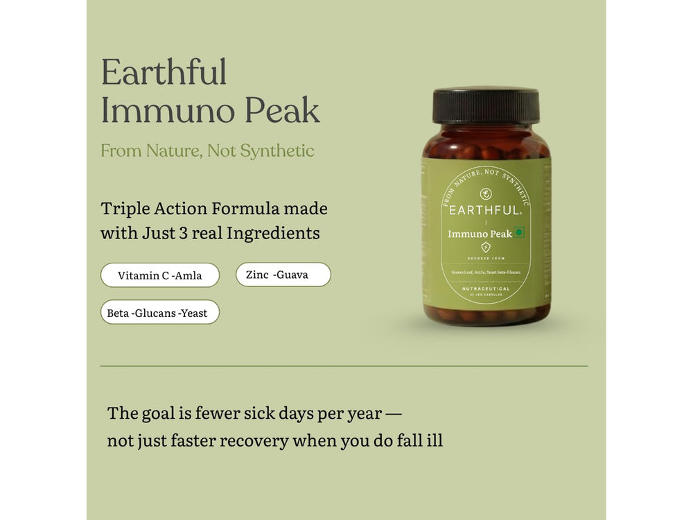 Earthful Immuno Peak Nutraceutical Veg Capsule