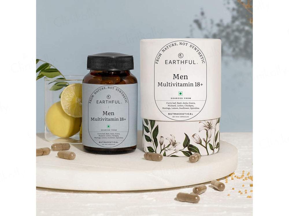 Earthful Men Multivitamin 18+ Nutraceutical Veg Capsule