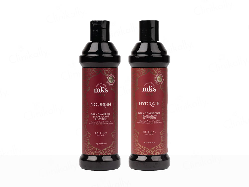 Earthly Body MKS Eco Nourish Daily Shampoo + Conditioner Combo