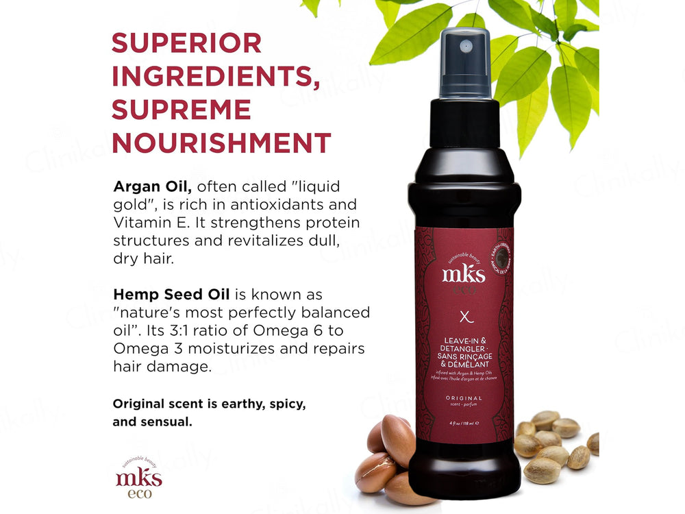 Earthly Body MKS Eco X Leave-In & Detangler Hair Spray - Original Scent