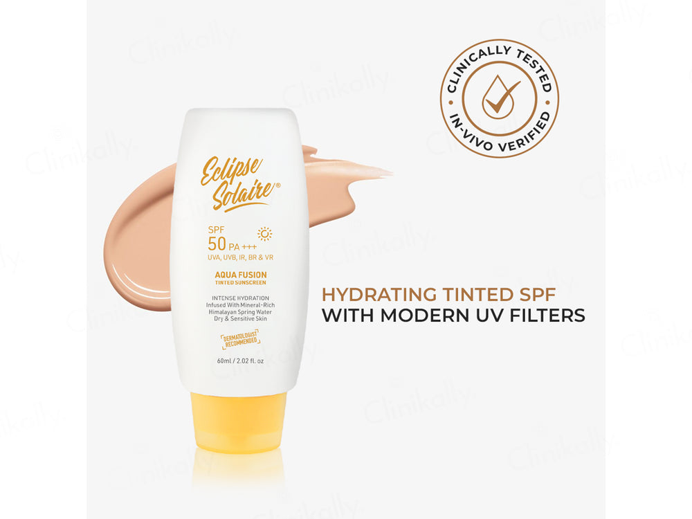 Eclipse Solaire Tinted Aqua Fusion Sunscreen SPF 50 PA+++