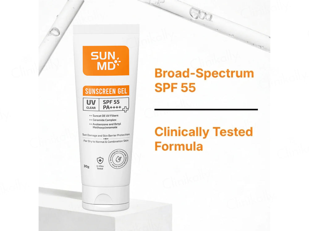 Elemen SunMD UV Clear Sunscreen Gel SPF 55 PA++++