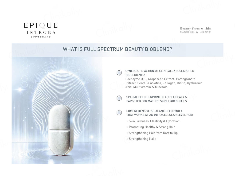 Epique Integra Full Spectrum Beauty Bioblend Nutraceutical Tablet