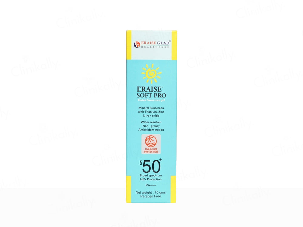 Eraise Soft Pro Tinted Mineral Sunscreen Gel SPF 50+ PA+++