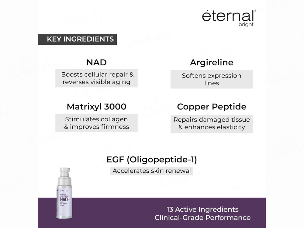 Eternal Bright Advanced Multi-Peptide NAD+ & EGF Age-Defying Serum