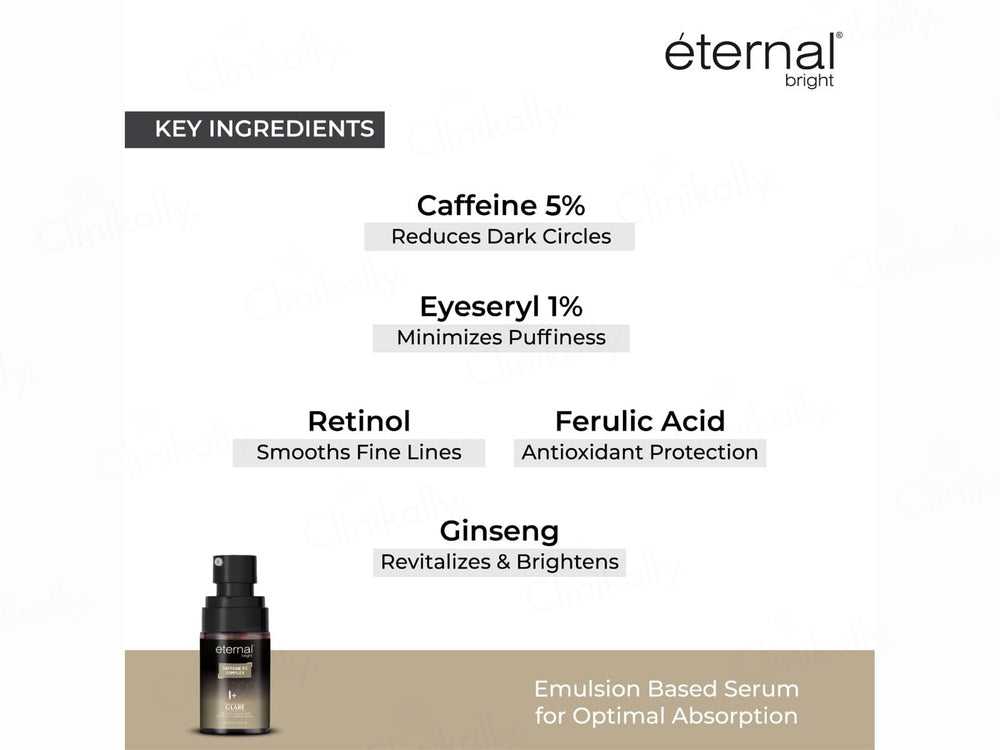 Eternal Bright Caffeine 5% Complex Glare Eye Serum
