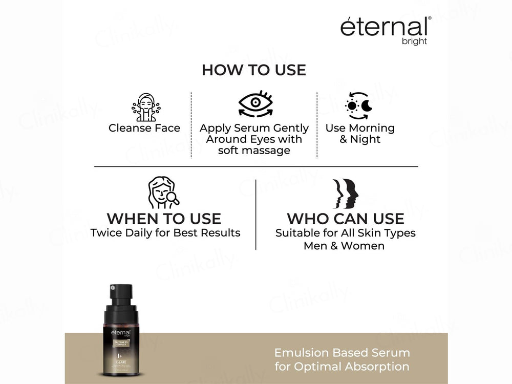 Eternal Bright Caffeine 5% Complex Glare Eye Serum