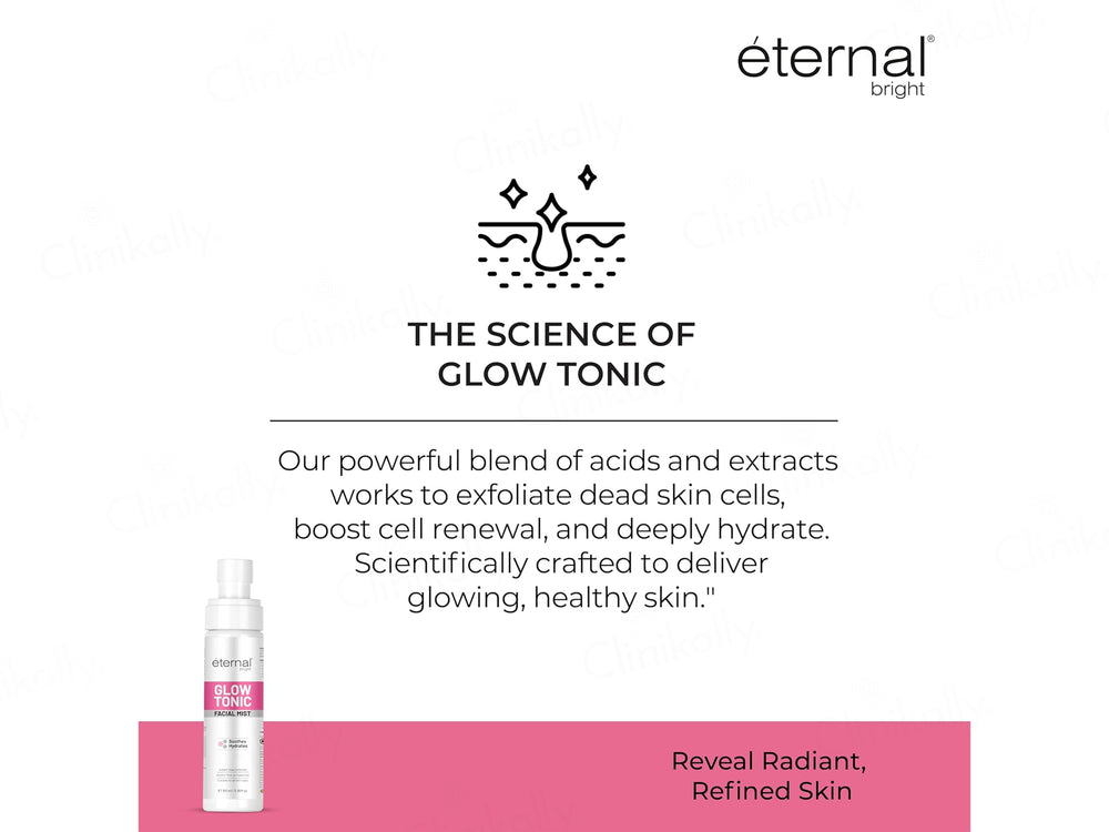 Eternal Bright Glow Tonic Exfoliating Facial Toner Mist