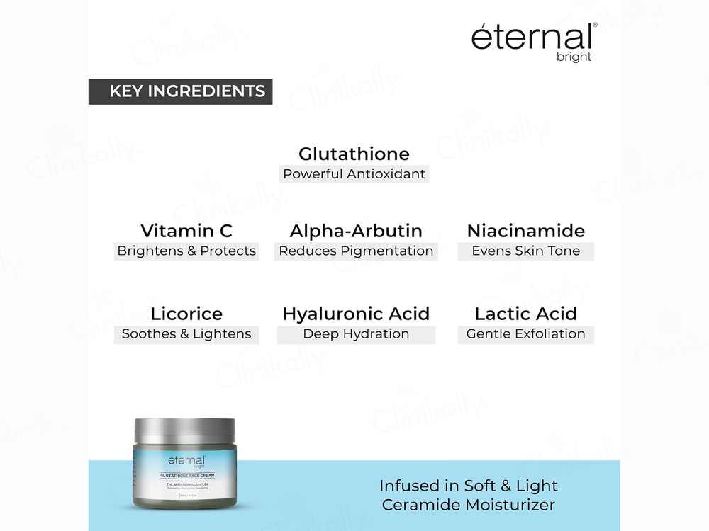 Eternal Bright Glutathione Brightening Face Cream