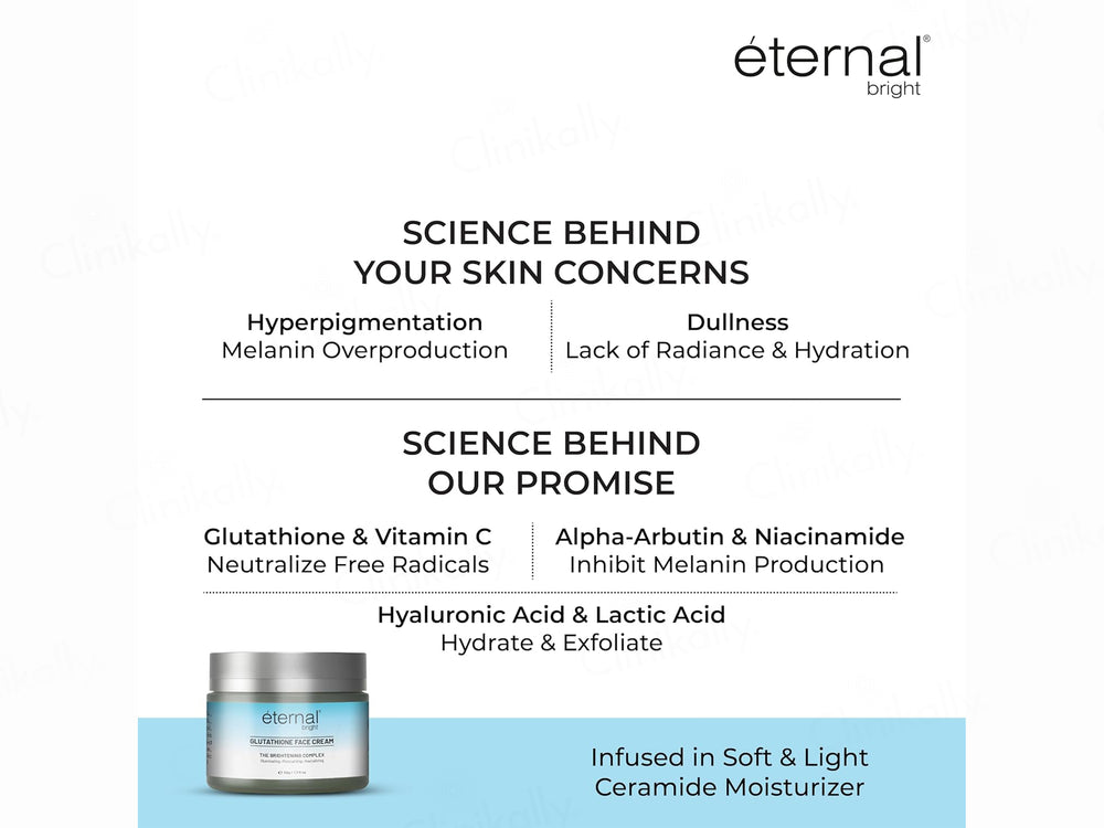 Eternal Bright Glutathione Brightening Face Cream