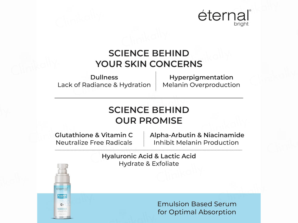 Eternal Bright Glutathione Complex G+ Radiance Skin Brightening Serum