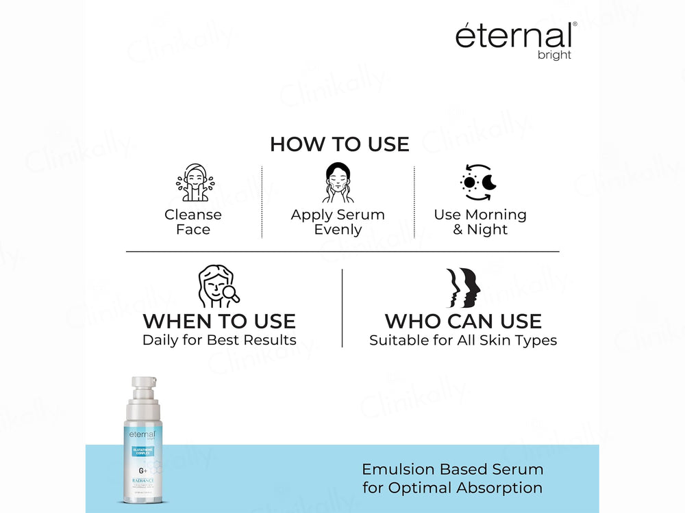 Eternal Bright Glutathione Complex G+ Radiance Skin Brightening Serum