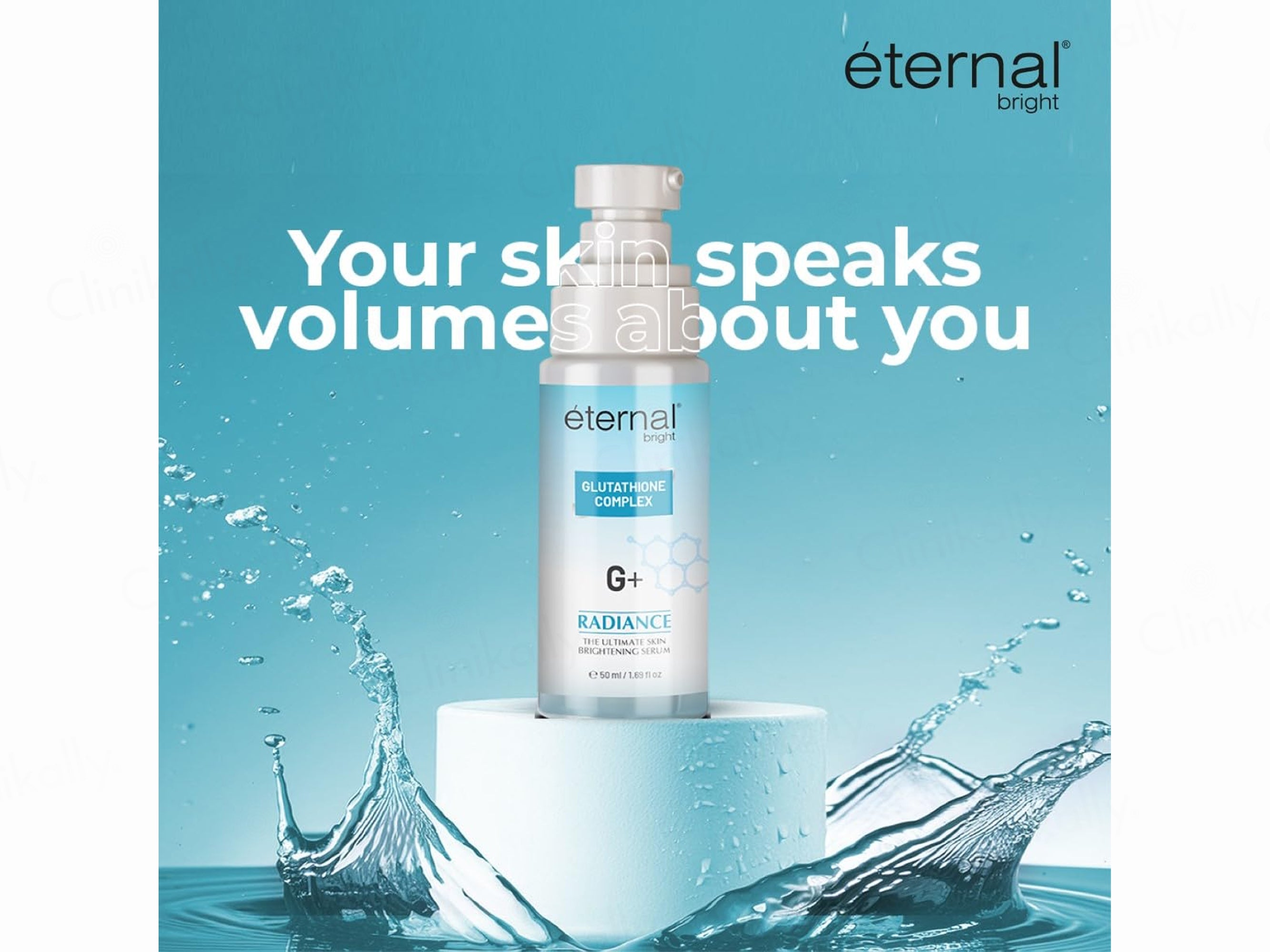 Buy Eternal Bright Glutathione Complex G+ Radiance Skin Brightening Serum Online at Best Price | Clinikally Buy Eternal Bright Glutathione Complex G+ Radiance Skin Brightening Serum Online at Best Price | Clinikally