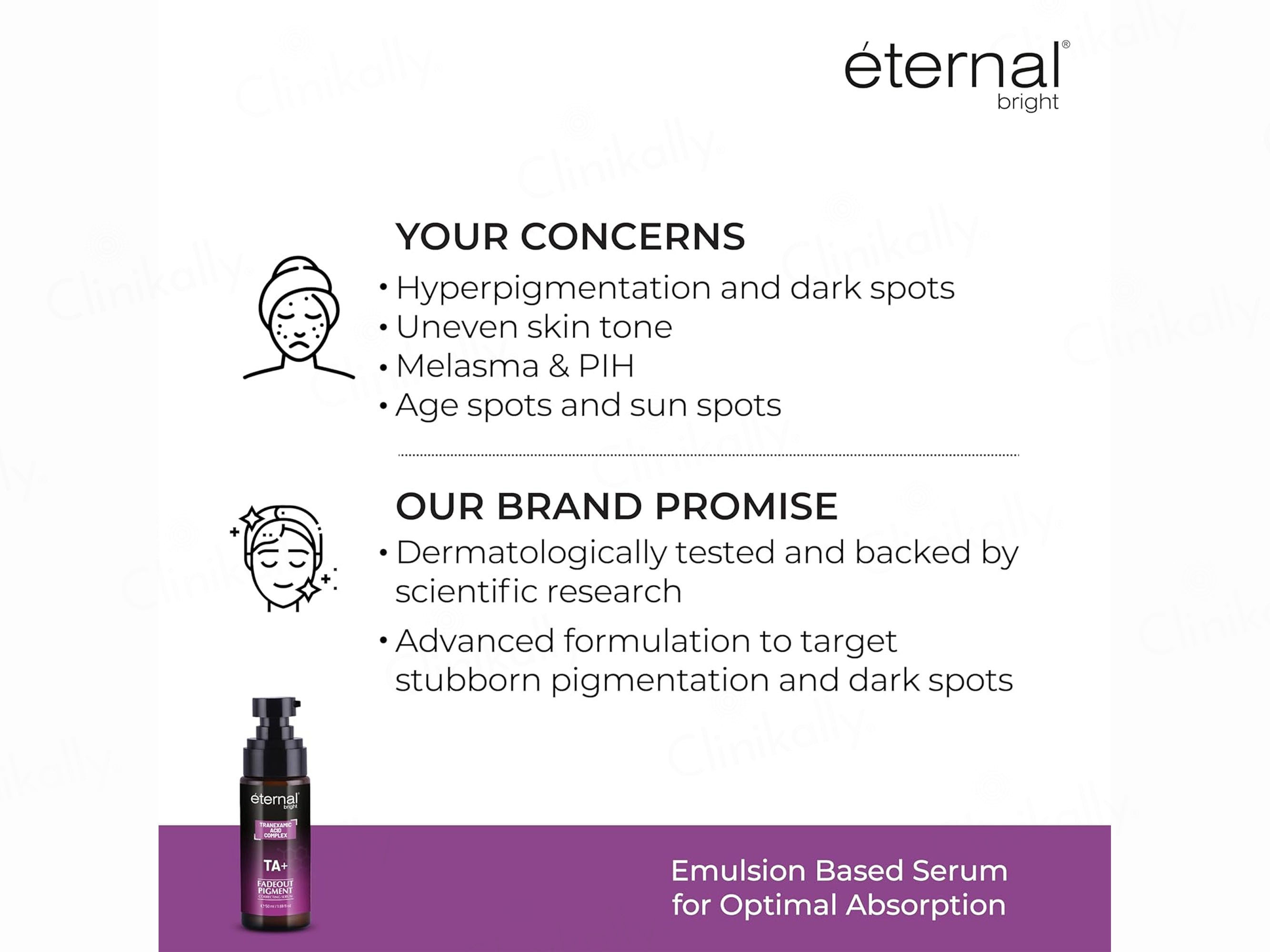 Eternal Bright Tranexamic Acid Complex TA+ Fadeout Pigment Correcting Serum