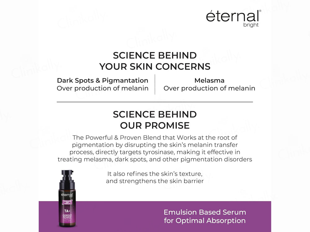 Eternal Bright Tranexamic Acid Complex TA+ Fadeout Pigment Correcting Serum