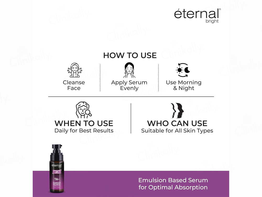 Eternal Bright Tranexamic Acid Complex TA+ Fadeout Pigment Correcting Serum