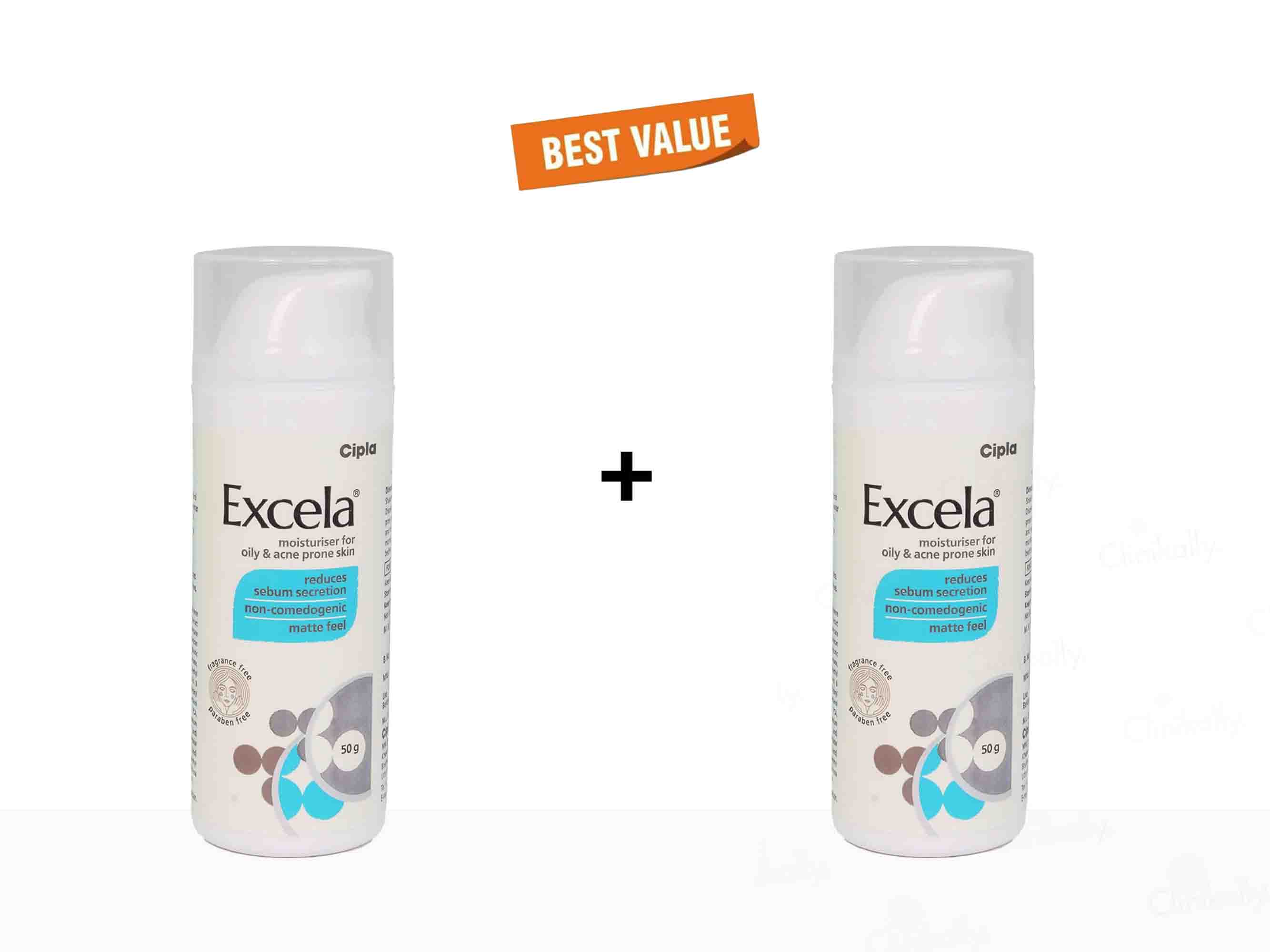 Excela Moisturiser for Oily & Acne Prone Skin - Clinikally
