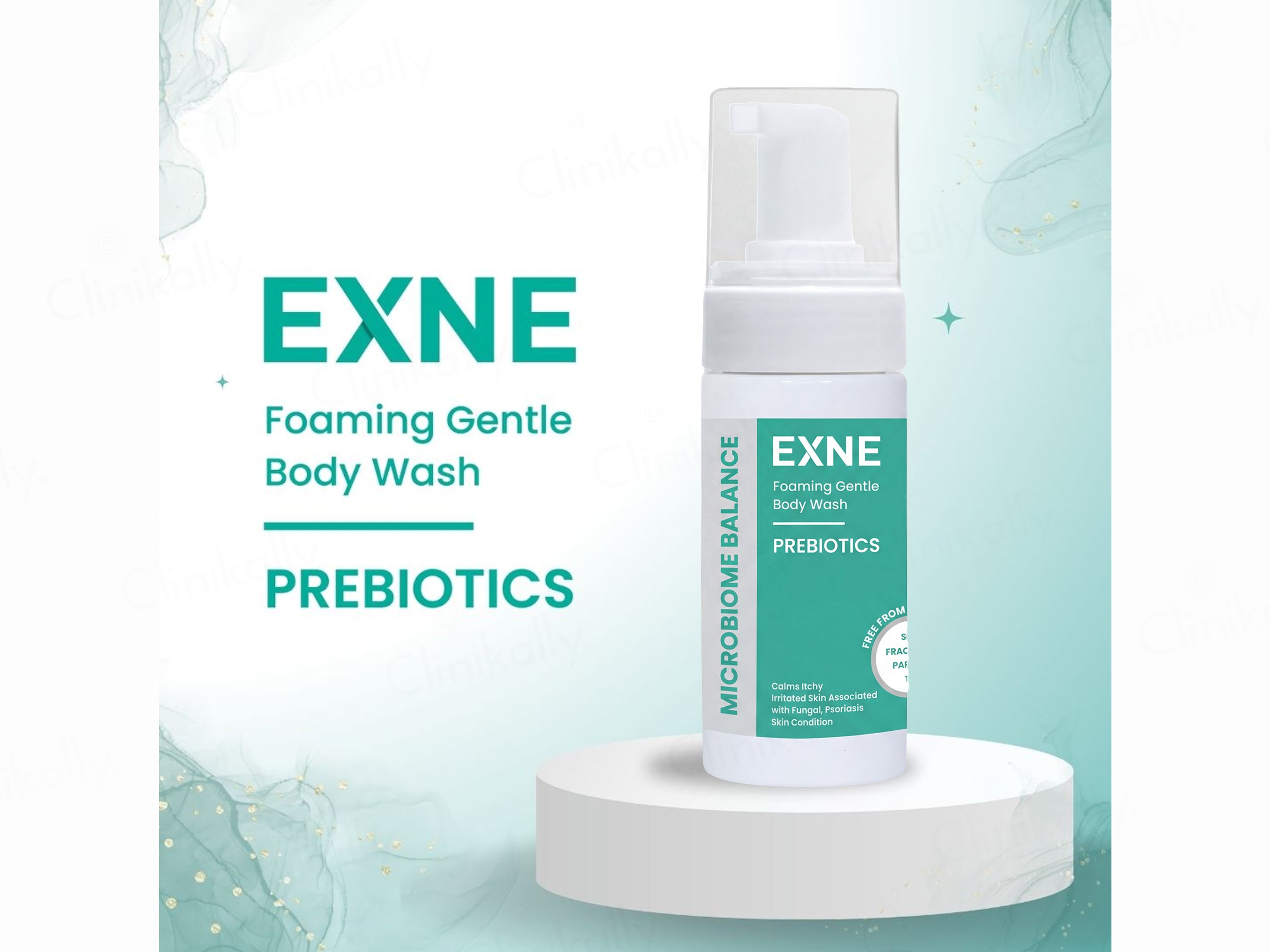 Exne Prebiotics Soothing & Hydrating Foaming Gentle Body Wash
