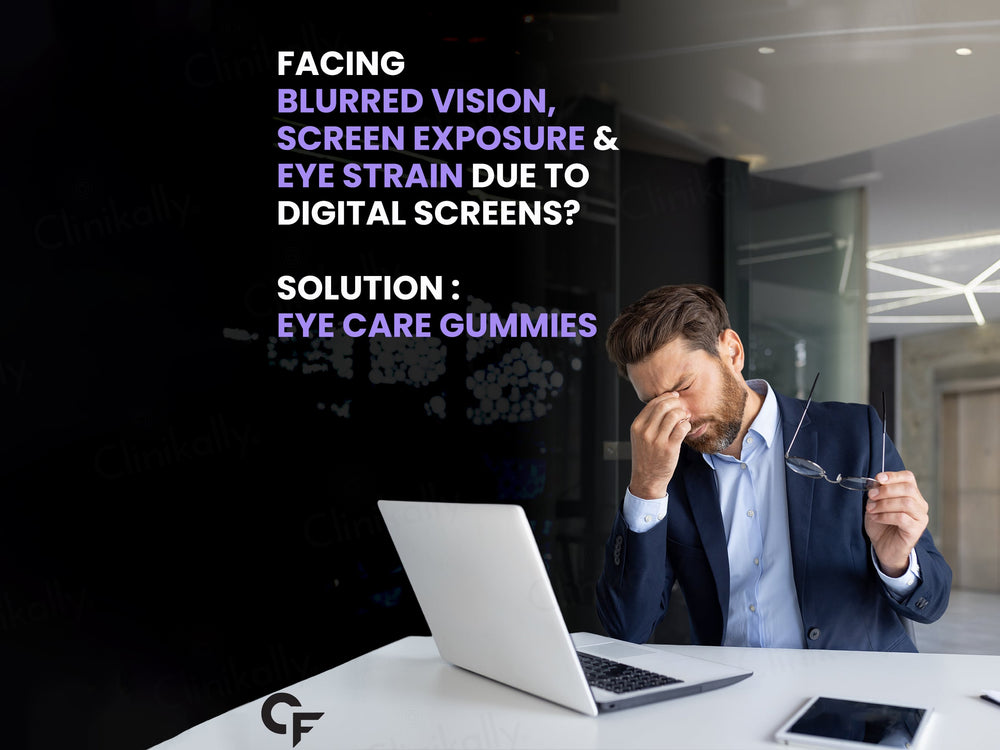 Carbamide Forte Eye Care Gummies With Lutein, Astaxanthin & Zeaxanthin - Cranberry Flavour