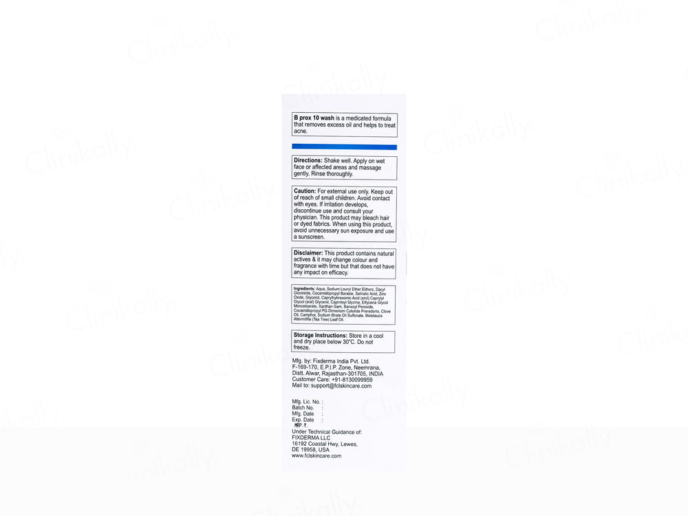 FCL B Prox 10 Face Wash