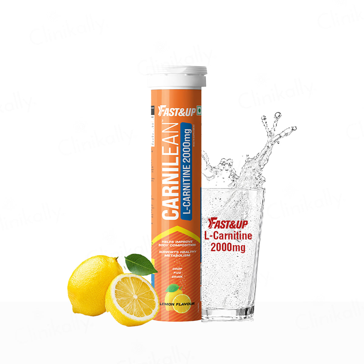 Buy Fast&Up Lean Body L-Carnitine 2000mg Effervescent Tablet Online at Best Price