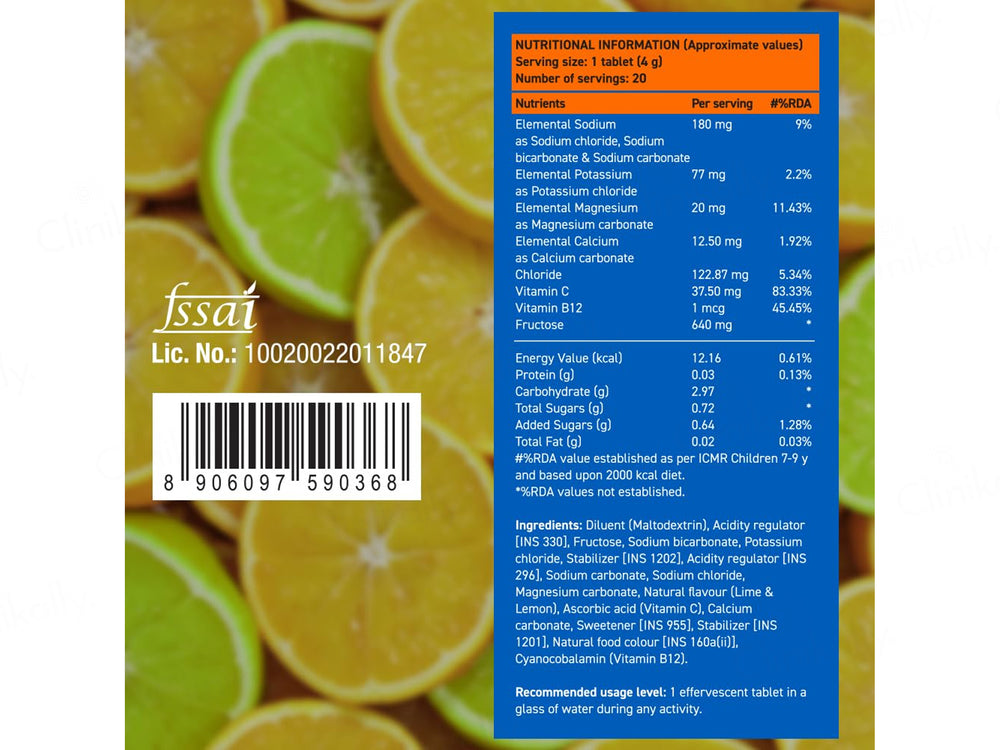 Fast&Up Reload Instant Electrolyte Effervescent Tablet