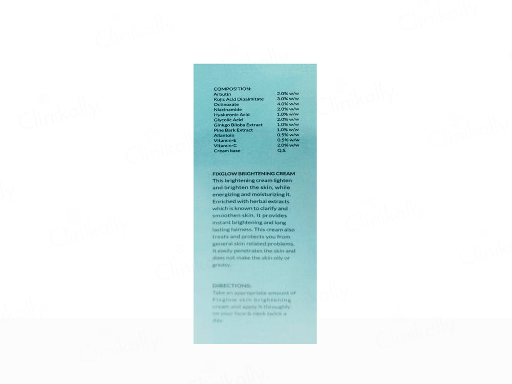 Fixglow Skin Brightening Cream