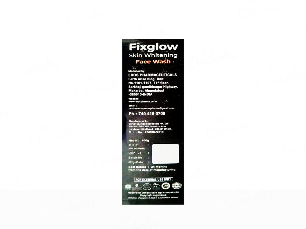 Fixglow Skin Whitening Face Wash