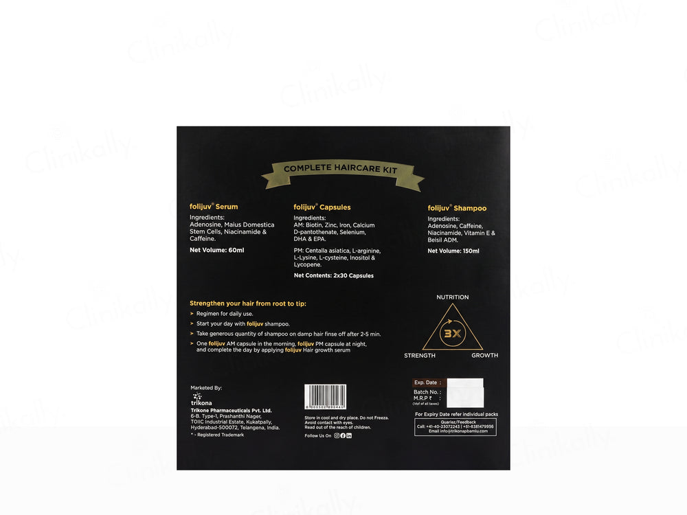 Folijuv 3X Complete Haircare Kit