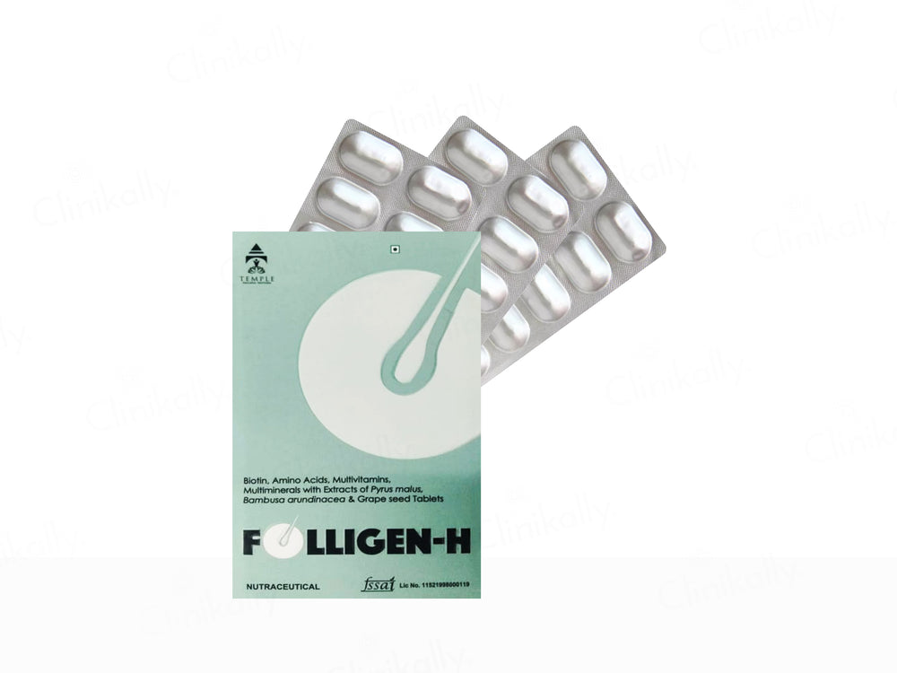 Folligen-H Hair Growth Nutraceutical Tablet