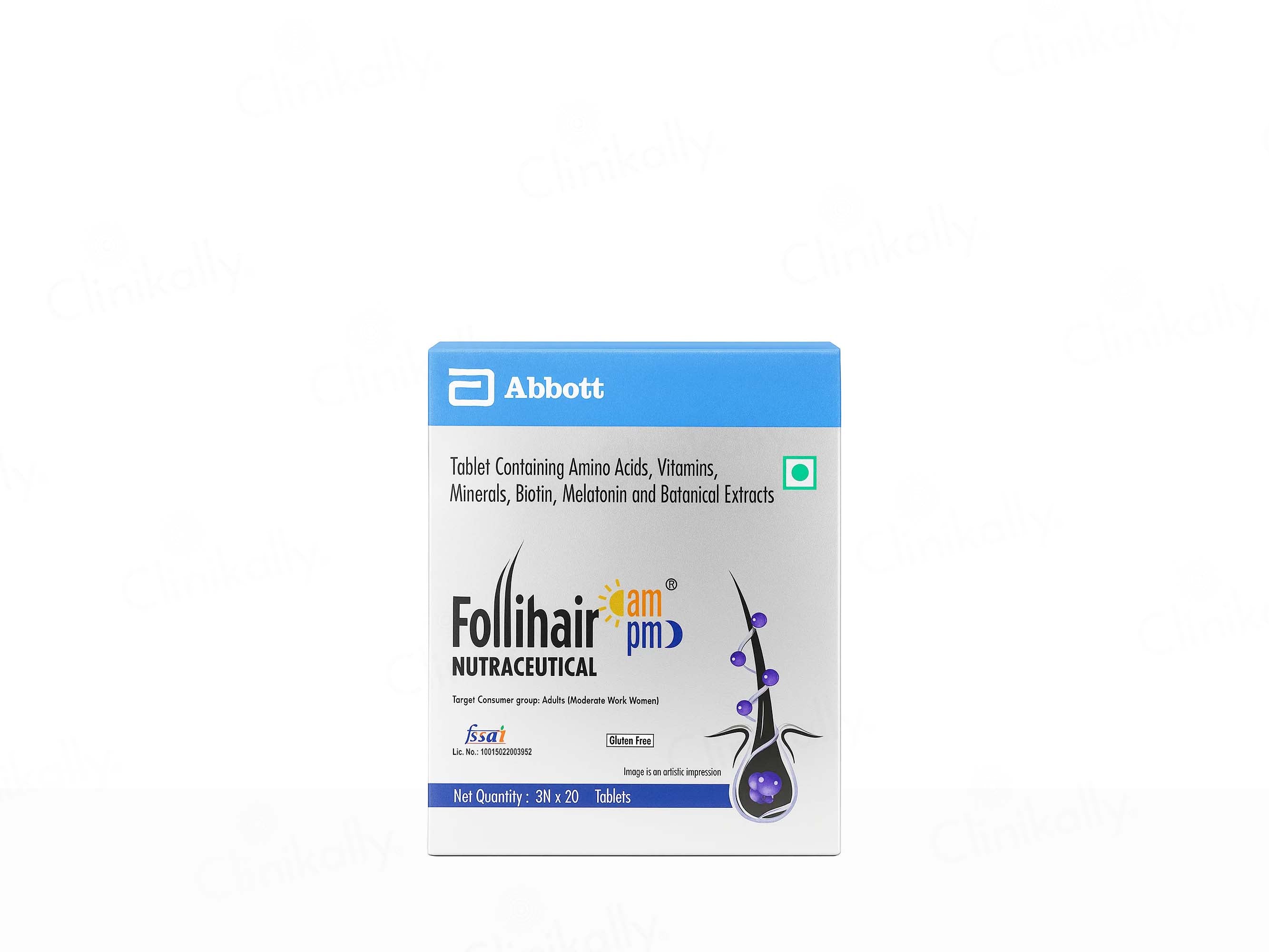 Follihair Nutraceutical Am Pm Tablet