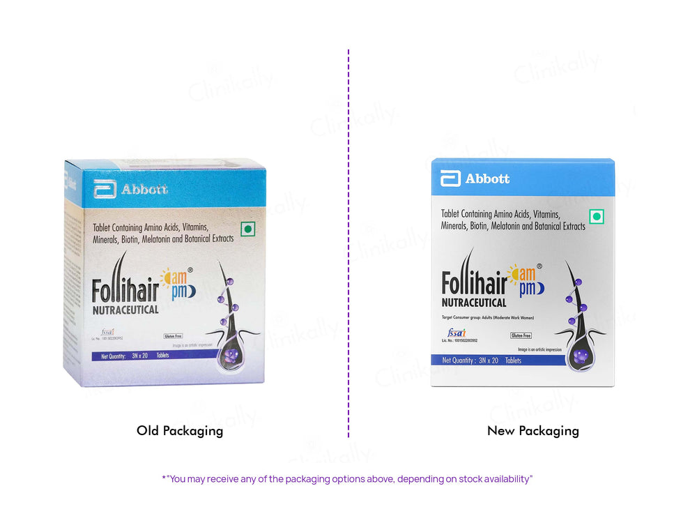 Follihair Nutraceutical Am Pm Tablet