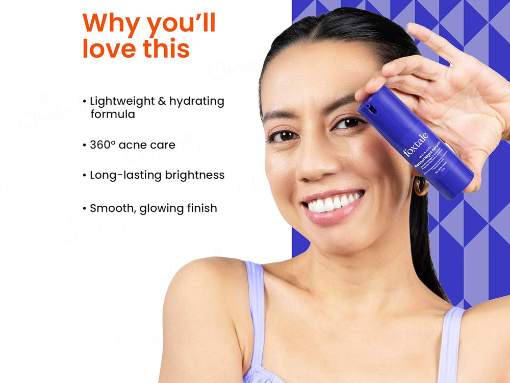 Foxtale 0.15% Retinol Night Serum
