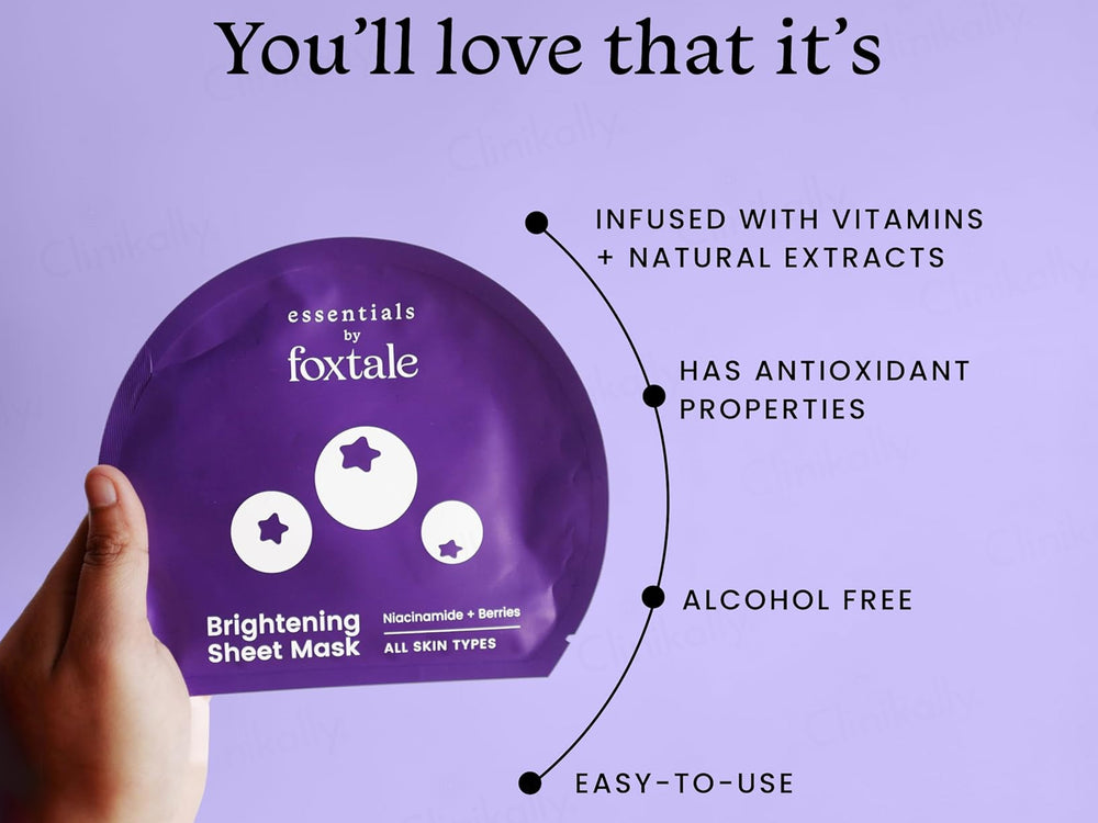 Foxtale Brightening Face Sheet Mask
