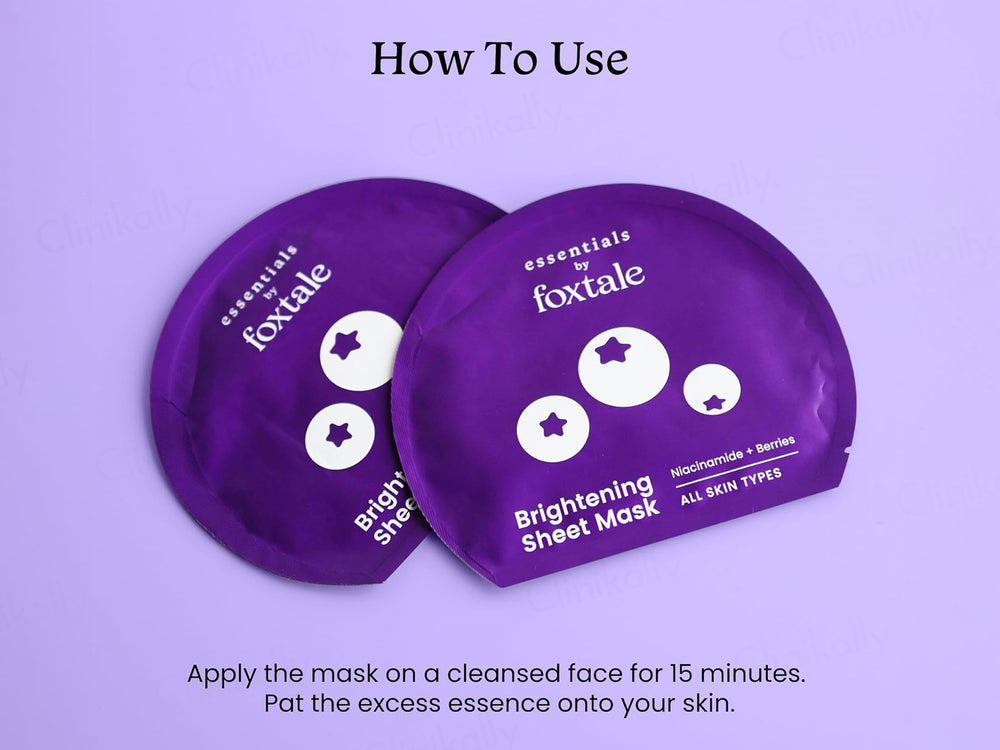 Foxtale Brightening Face Sheet Mask