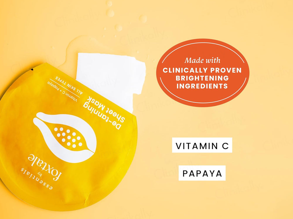 Foxtale De-Tanning Face Sheet Mask