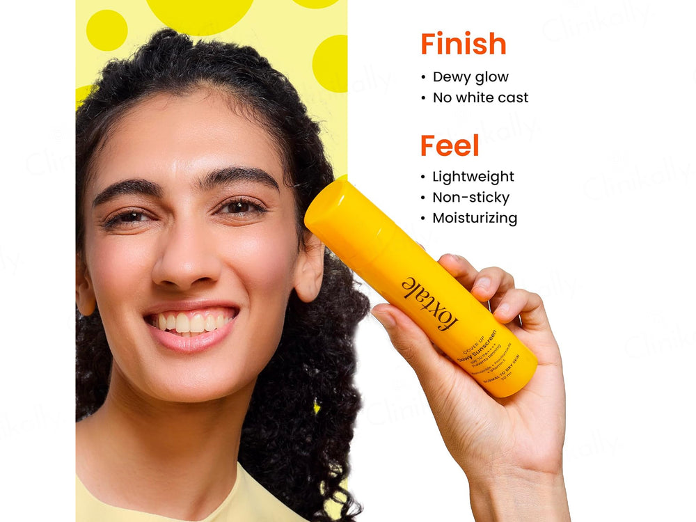 Foxtale Dewy Water-Resistant Sunscreen SPF 70 PA++++