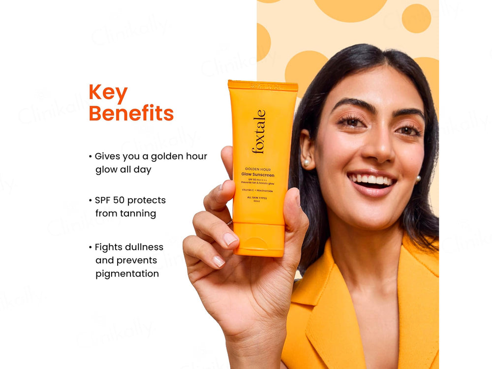 Foxtale Glow Sunscreen SPF 50 PA++++