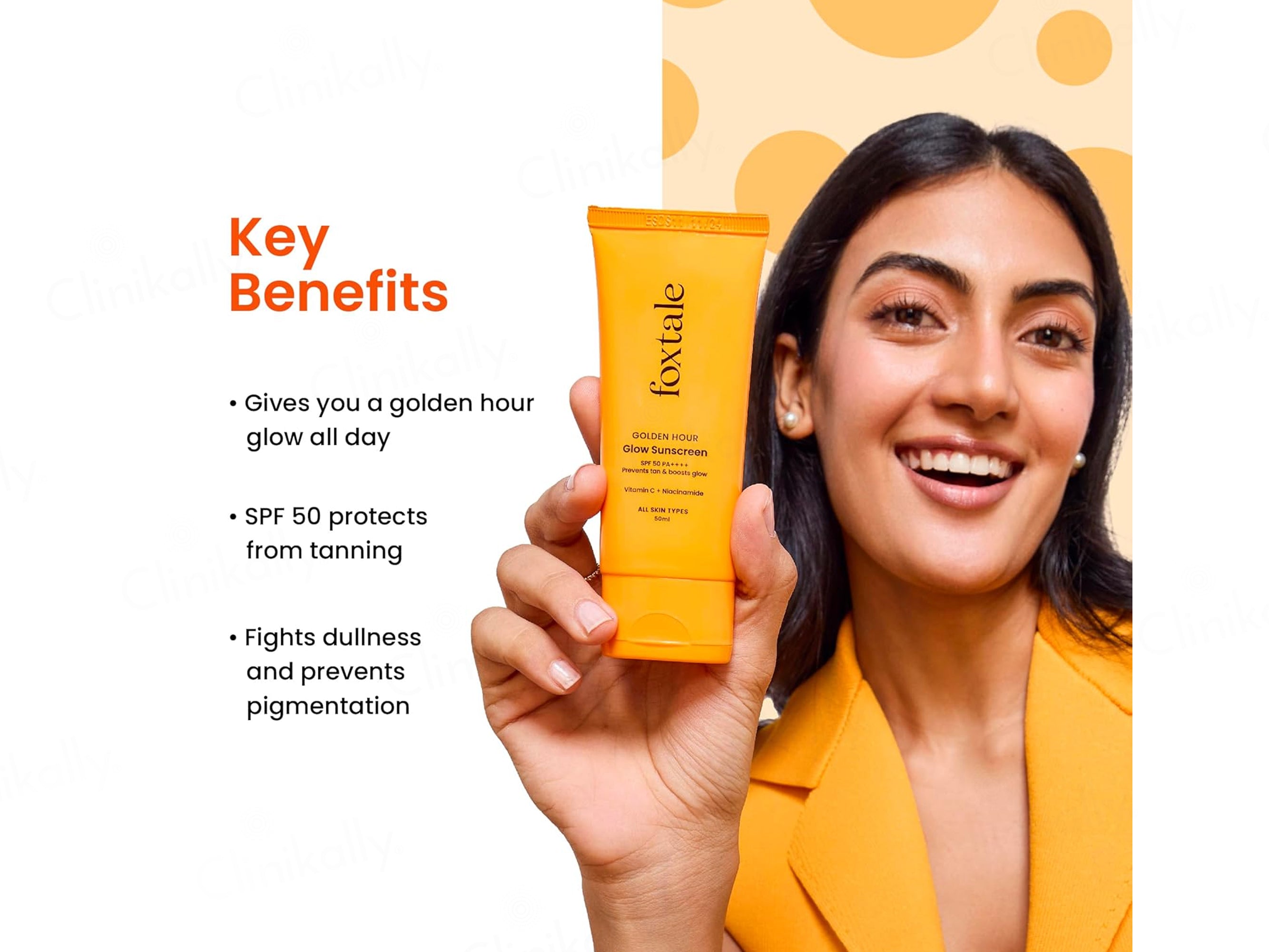 Foxtale Glow Sunscreen SPF 50 PA++++