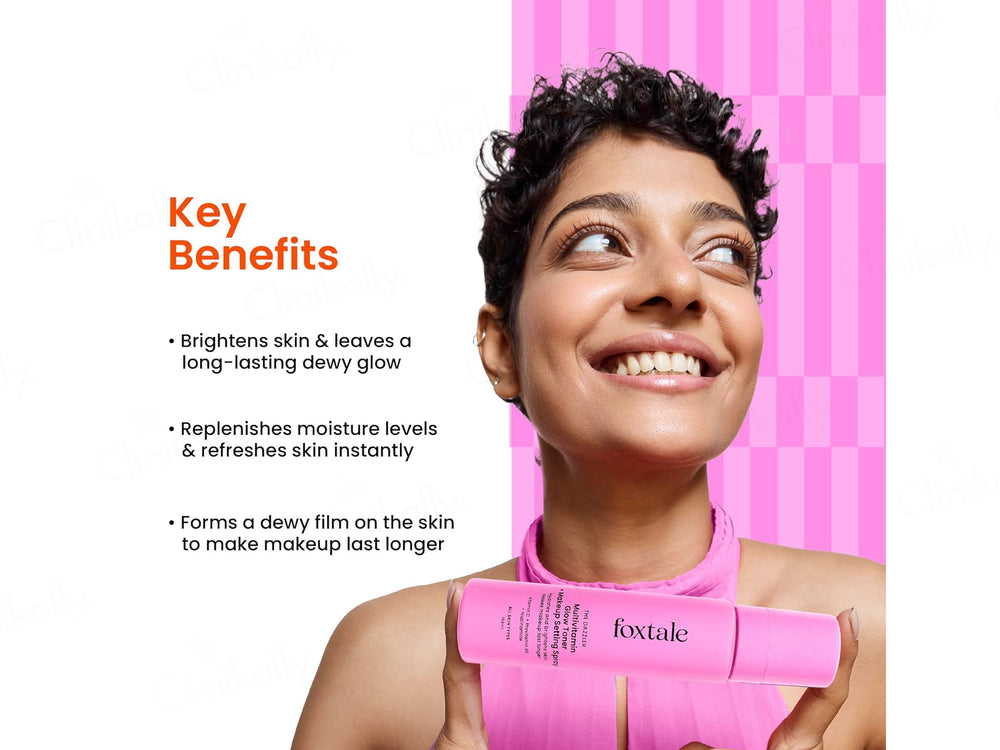 Foxtale Multivitamin Glow Toner + Makeup Setting Spray