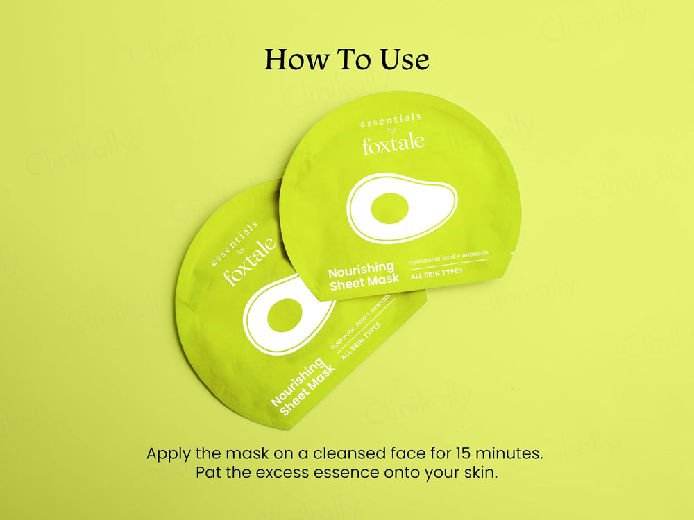 Foxtale Nourishing Face Sheet Mask