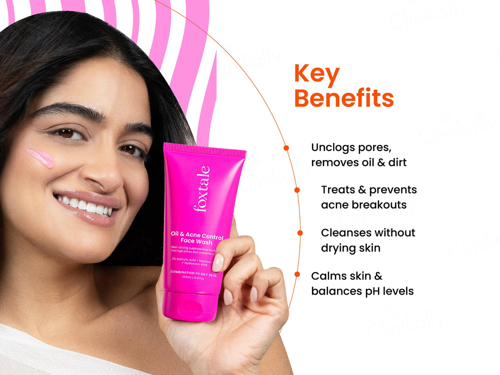Foxtale Oil & Acne Control Face Wash