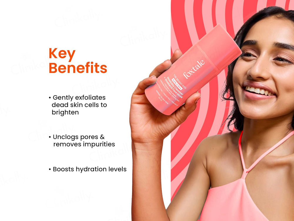 Foxtale Purify & Glow Weekday Cleanser + Weekend Face Mask