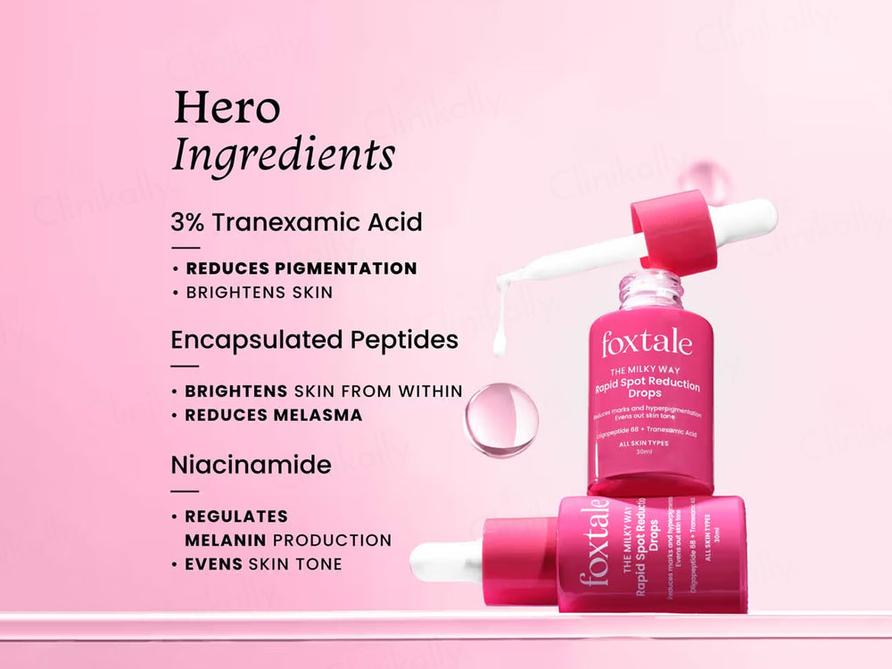 Foxtale Rapid Spot Reduction Drops Face Serum