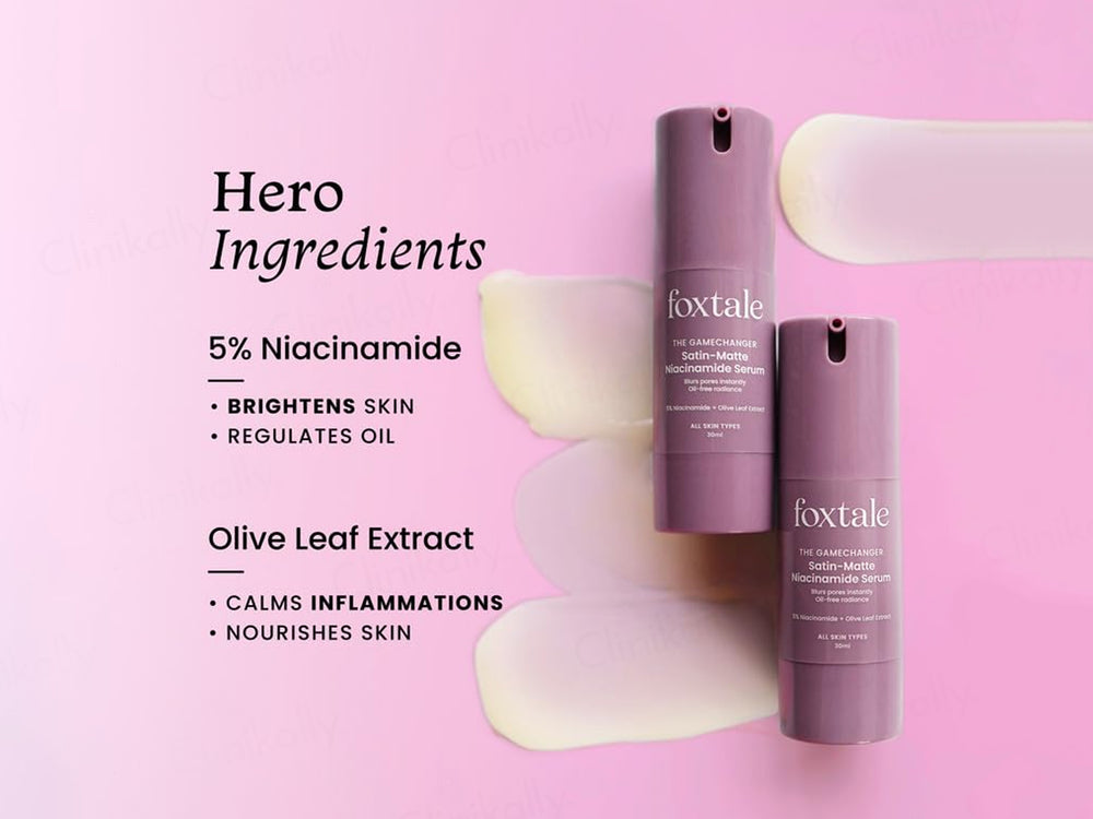 Foxtale Satin-Mate 5% Niacinamide Face Serum