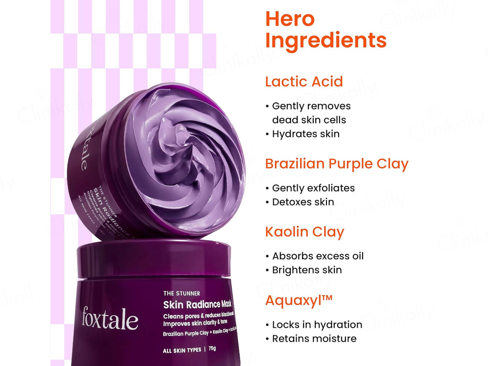Foxtale Skin Radiance Face Mask