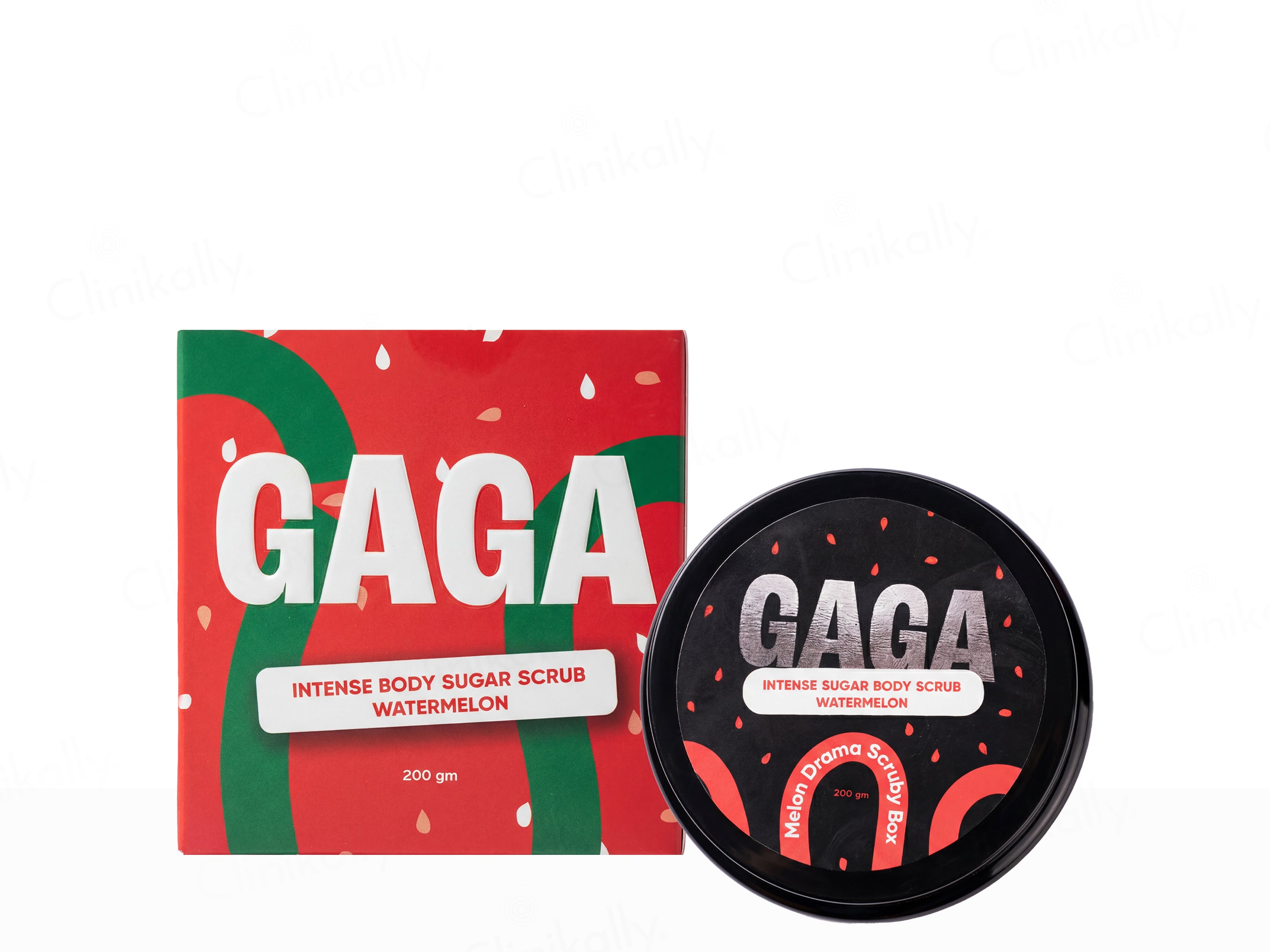 GAGA Melon Drama Watermelon Intense Body Sugar Scrub